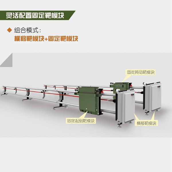 组合式横移靶